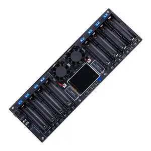 1Pcs Type-C 18650 Lithium Battery Capacity Tester 8 Channel MAh MWh Digital Battery Power Detector Module Internal Resistance Tester Support Automatic Charge Discharge 1Pcs Type-C 18650 Lithium Battery Capacity Tester 8 Channel MAh MWh Digital Battery Power Detector Module Internal Resistance Tester Support Automatic Charge Discharge