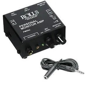 PM50s Personal Monitor Amplifier with Hosa 1/4" Female Phone Headphone Extension Cable -10' PM50s Personal Monitor Amplifier with Hosa 1/4" Female Phone Headphone Extension Cable -10'