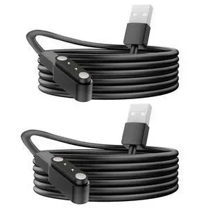 Compatible for Hugur Smart Glasses Charger, Replacement Charger Cable Compatible with Hugur AI Smart Glasses (Black+Black, Type A) Compatible for Hugur Smart Glasses Charger, Replacement Charger Cable Compatible with Hugur AI Smart Glasses (Black+Black, Type A)