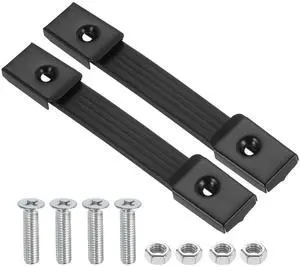 2 Pieces 6.3 Inches Speaker Cabinet Strap Handles, Handle Pull Metal Caps Buckle Grasp Strap Hardware for Speaker Flight Case, Black 2 Pieces 6.3 Inches Speaker Cabinet Strap Handles, Handle Pull Metal Caps Buckle Grasp Strap Hardware for Speaker Flight Case, Black