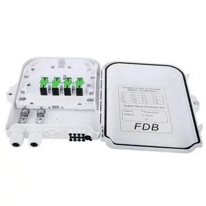 Fiber Distribution Box, ABS Plastic FTTH Fiber Distribution Box-8 Port Fiber Optic Terminal Junction Splitter Box (8 Core with SC/APC) Fiber Distribution Box, ABS Plastic FTTH Fiber Distribution Box-8 Port Fiber Optic Terminal Junction Splitter Box (8 Core with SC/APC)