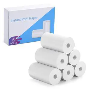 6 Rolls Refill Print Paper for Kids Camera Instant Print 6 Rolls Refill Print Paper for Kids Camera Instant Print
