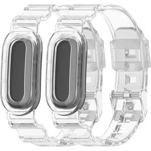 2-Pack Sport Band for Google Fitbit Air, Water & Sweat Resistant, Rugged Breathable Replacement Case Band, Transparent Crystal Adjustable TPU Strap Bumper Case for Fitbit Air for Women Men 2-Pack Sport Band for Google Fitbit Air, Water & Sweat Resistant, Rugged Breathable Replacement Case Band, Transparent Crystal Adjustable TPU Strap Bumper Case for Fitbit Air for Women Men