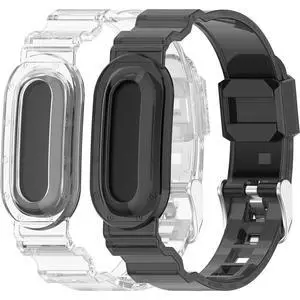 2-Pack Sport Band for Google Fitbit Air, Water & Sweat Resistant, Rugged Breathable Replacement Case Band, Transparent Crystal Adjustable TPU Strap Bumper Case for Fitbit Air for Women Men 2-Pack Sport Band for Google Fitbit Air, Water & Sweat Resistant, Rugged Breathable Replacement Case Band, Transparent Crystal Adjustable TPU Strap Bumper Case for Fitbit Air for Women Men