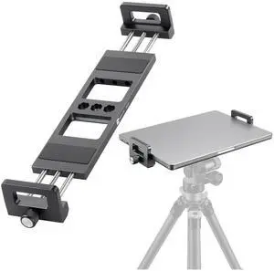 CH-01 Laptop Tripod Mount, Adjustable Laptop Holder with Arca Swiss Plate | 1/4" & 3/8" Screw Holes, Anti-Slip Rubber Pad, Fits 11.26" to 15.47" Wide Laptops for Recording, Streaming & Studio Use CH-01 Laptop Tripod Mount, Adjustable Laptop Holder with Arca Swiss Plate | 1/4" & 3/8" Screw Holes, Anti-Slip Rubber Pad, Fits 11.26" to 15.47" Wide Laptops for Recording, Streaming & Studio Use