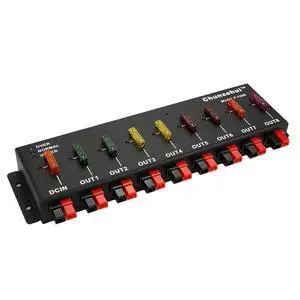 F-1008 Horizontal 9 Port 40A Connector Power Splitter Distributor Source Strip, 1 Input and 8 Output F-1008 Horizontal 9 Port 40A Connector Power Splitter Distributor Source Strip, 1 Input and 8 Output