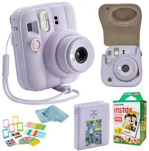 instax Mini 13 Dreamy Purple Instant Camera Bundle with 20 Sheets instax Mini Film, Carrying Case, Photo Album, Assorted Photo Frames & BluebirdSales Microfiber Cleaning Cloth (Dreamy Purple) instax Mini 13 Dreamy Purple Instant Camera Bundle with 20 Sheets instax Mini Film, Carrying Case, Photo Album, Assorted Photo Frames & BluebirdSales Microfiber Cleaning Cloth (Dreamy Purple)