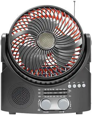 Portable Solar Fan Radio,AM/FM/SW Radio,USB/TF,3-Level Dimmable LED Light, Bluetooth Speaker for Outdoor/Home Portable Solar Fan Radio,AM/FM/SW Radio,USB/TF,3-Level Dimmable LED Light, Bluetooth Speaker for Outdoor/Home
