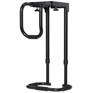 Heavy Duty Single Arm Under Desk PC Mount, Adjustable Width, Black | 19mm Iron Tube Frame, Holds up to 60 Lbs, Under Desk Pc Mount, Under Desk Computer Mount, Adjustable Size for Home and Office Heavy Duty Single Arm Under Desk PC Mount, Adjustable Width, Black | 19mm Iron Tube Frame, Holds up to 60 Lbs, Under Desk Pc Mount, Under Desk Computer Mount, Adjustable Size for Home and Office