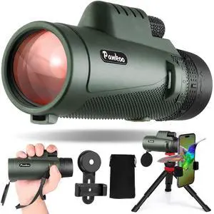 40X60 Monocular Telescope with Smartphone Holder & Upgraded Tripod, 2025 BAK4 Prism FMC Monoculars for Adults, HD Monocular Scope for Bird Watching Hiking Concert Camping Travelling 40X60 Monocular Telescope with Smartphone Holder & Upgraded Tripod, 2025 BAK4 Prism FMC Monoculars for Adults, HD Monocular Scope for Bird Watching Hiking Concert Camping Travelling