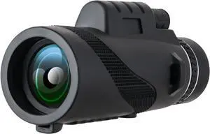 Monocular Telescope with Smartphone Adapter, HD BAK-4 Prism, Handheld Monoculars for Adults Bird Watching Hunting Hiking, Black Monocular Telescope with Smartphone Adapter, HD BAK-4 Prism, Handheld Monoculars for Adults Bird Watching Hunting Hiking, Black