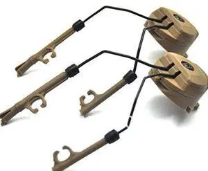 ARC Rail Headset Adapter Set for Tactical Helmets | Compatible with 3M Peltor ComTac Walker Razor Headsets| ARC Rail Hearing Protection and Adapter for ACH MICH Fast High Cut Helmets ARC Rail Headset Adapter Set for Tactical Helmets | Compatible with 3M Peltor ComTac Walker Razor Headsets| ARC Rail Hearing Protection and Adapter for ACH MICH Fast High Cut Helmets