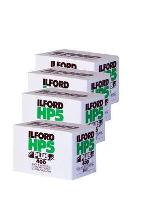 1574577 HP5 Plus, Black and White Print Film, 35 mm, ISO 400, 36 Exposures (Pack of 4) 1574577 HP5 Plus, Black and White Print Film, 35 mm, ISO 400, 36 Exposures (Pack of 4)