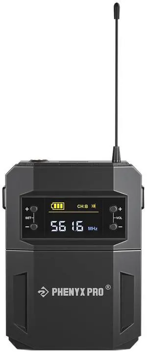 UHF Bodypack Transmitter with 3-Pin XLR Jack PWB-52 | 3-Pin XLR Jack, 30 Selectable Frequencies, Bodypack Transmitter, PTU-52 System Compatible UHF Bodypack Transmitter with 3-Pin XLR Jack PWB-52 | 3-Pin XLR Jack, 30 Selectable Frequencies, Bodypack Transmitter, PTU-52 System Compatible