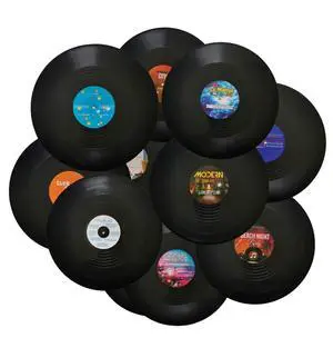 12 inch Fake Vinyl Records Fake 10 Pieces in 1 Pack Decorative | Indie Aesthetic Room Decor or Home Decor on Wall for Bedroom or Living Room Discos Music Studio Hip Hop Decorative Purpose 12 inch Fake Vinyl Records Fake 10 Pieces in 1 Pack Decorative | Indie Aesthetic Room Decor or Home Decor on Wall for Bedroom or Living Room Discos Music Studio Hip Hop Decorative Purpose