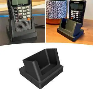 Stand for Bearcat BC125AT BCD325P2 - Secure Desk Mount Handheld UHF Radio, Police Scanner, Vehicle Electronics, Table Use - 10° Tilt Easy Display - Durable Design Includes Screw - Made in USA Stand for Bearcat BC125AT BCD325P2 - Secure Desk Mount Handheld UHF Radio, Police Scanner, Vehicle Electronics, Table Use - 10° Tilt Easy Display - Durable Design Includes Screw - Made in USA