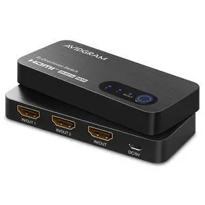 HDMI Switch 8k@60hz Splitter, Bidirectional HDMI Switcher 2 in 1 Out, Splitter 1 in 2 Out, Support 4K@120hz, Compatible with PS5, XSX, UHD TV, Monitor, Projector (1 Display at a time) HDMI Switch 8k@60hz Splitter, Bidirectional HDMI Switcher 2 in 1 Out, Splitter 1 in 2 Out, Support 4K@120hz, Compatible with PS5, XSX, UHD TV, Monitor, Projector (1 Display at a time)