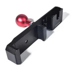 Dual Slot Mount - Universal 25mm/1inch Ball Adapter Holder for Walkie Talkie, Mic & Smartphone | Secure Clip, Heavy Duty Design with RAM Mounts B Size Double Socket Arm Dual Slot Mount - Universal 25mm/1inch Ball Adapter Holder for Walkie Talkie, Mic & Smartphone | Secure Clip, Heavy Duty Design with RAM Mounts B Size Double Socket Arm