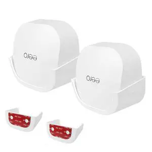 Screwless Wall Mount for eero 6 Dual-Band mesh Wi-Fi 6 Router Holder, No Tools Required, Easy to Install, No Drilling, Strong VHB Adhesive Mount by (2 Pack) Screwless Wall Mount for eero 6 Dual-Band mesh Wi-Fi 6 Router Holder, No Tools Required, Easy to Install, No Drilling, Strong VHB Adhesive Mount by (2 Pack)
