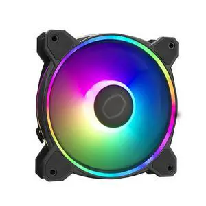 MasterFan MF120 Halo2 ARGB: Case & Cooling Fan, Dual Ring Addressable RGB Lighting, Rifle Bearing, Enlarged Air Balance Blades with Jam Sensor Protection & Upgraded Driver IC - 120mm MasterFan MF120 Halo2 ARGB: Case & Cooling Fan, Dual Ring Addressable RGB Lighting, Rifle Bearing, Enlarged Air Balance Blades with Jam Sensor Protection & Upgraded Driver IC - 120mm