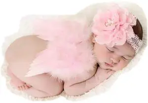 Newborn Baby Photography Props Angel Feather Wings Set Newborn Baby Photography Props Angel Feather Wings Set