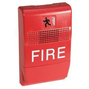 Edwards Signaling Horn,Marked Fire,Red EG1RF-P - 1 Each Edwards Signaling Horn,Marked Fire,Red EG1RF-P - 1 Each