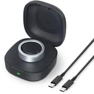 Wireless Charger Case Compatible with Oura Ring Gen3 Heritage/Horizon Small Portable Travel Charging Box for Smart Ring, Size 11 Wireless Charger Case Compatible with Oura Ring Gen3 Heritage/Horizon Small Portable Travel Charging Box for Smart Ring, Size 11