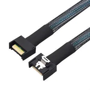 MCIO x4 38-Pin Cable, PCIe Gen5, 2.8ft/0.85m | MCIO Cable, SFF-TA-1016, Mini Cooledge IO Cord MCIO x4 38-Pin Cable, PCIe Gen5, 2.8ft/0.85m | MCIO Cable, SFF-TA-1016, Mini Cooledge IO Cord