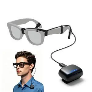 Portable Wearable Charger for Ray-Ban Meta Gen 1 & Gen 2, Wayfarer, Skyler, Headliner, Oakley Meta HSTN, Fast Charging Extended Power Bank for Meta Glasses Accessories, Up to 3.8 Full Charges Portable Wearable Charger for Ray-Ban Meta Gen 1 & Gen 2, Wayfarer, Skyler, Headliner, Oakley Meta HSTN, Fast Charging Extended Power Bank for Meta Glasses Accessories, Up to 3.8 Full Charges