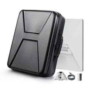Starlink Mini Case, Portable Shockproof EVA Starlink Case Travel Organizer Storage Bag Protective Waterproof with Carrying Handle for Starlink Mini Router & Accessories (Black) Starlink Mini Case, Portable Shockproof EVA Starlink Case Travel Organizer Storage Bag Protective Waterproof with Carrying Handle for Starlink Mini Router & Accessories (Black)