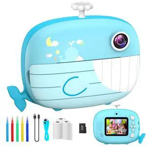 Kids Camera Instant Print 12MP Instant Camera Ink Free Printing Camera for Boys Grils Aged 3-10 Selfie Camera for Kids 3-12 Year Old Boys Girls Gifts Blue Kids Camera Instant Print 12MP Instant Camera Ink Free Printing Camera for Boys Grils Aged 3-10 Selfie Camera for Kids 3-12 Year Old Boys Girls Gifts Blue