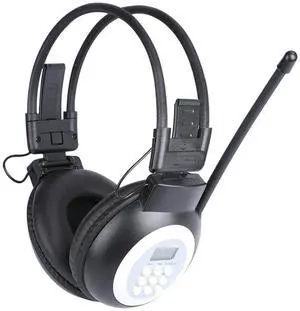 Headphone Radio,Portable FM Radio Headphones with LCD Display Noise Reduction Ear Muffs,FM Receiver Headphones,Wireless Headset with Radio for Walking,Jogging,Daily Works Headphone Radio,Portable FM Radio Headphones with LCD Display Noise Reduction Ear Muffs,FM Receiver Headphones,Wireless Headset with Radio for Walking,Jogging,Daily Works