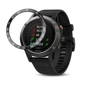 Stainless Steel Bezel Ring Compatiable with Garmin Fenix 5/5 Plus Bezel Ring Adhesive Cover Anti Scratch & Collision Protector for Garmin Watch Accessory (Black- Not Fit Fenix 5X / 5S) Stainless Steel Bezel Ring Compatiable with Garmin Fenix 5/5 Plus Bezel Ring Adhesive Cover Anti Scratch & Collision Protector for Garmin Watch Accessory (Black- Not Fit Fenix 5X / 5S)