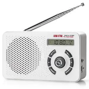 Portable Radio AM FM SW, Transistor Radio with LCD Display, Alarm Clock, Sleep Timer and Headphone Jack, 4 AA Battery Powered or Plug in Wall, Small Radio for Home Outdoor Seniors Portable Radio AM FM SW, Transistor Radio with LCD Display, Alarm Clock, Sleep Timer and Headphone Jack, 4 AA Battery Powered or Plug in Wall, Small Radio for Home Outdoor Seniors
