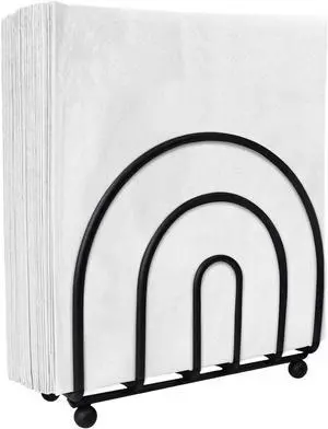 Blue Donuts Classic Arc Collection Napkin Holder Napkin Holders for Tables, Farmhouse Napkins Holder, Dining Table Napkin Holders for Kitchen, Black Blue Donuts Classic Arc Collection Napkin Holder Napkin Holders for Tables, Farmhouse Napkins Holder, Dining Table Napkin Holders for Kitchen, Black