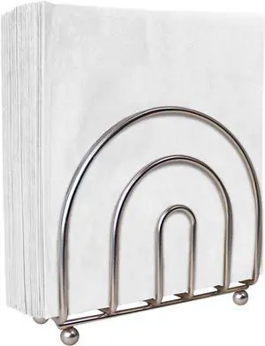 Blue Donuts Satin Nickel Arc Collection Napkin Holder Napkin Holders for Tables, Modern Napkins Holder, Dining Table Napkin Holders for Kitchen, Blue Donuts Satin Nickel Arc Collection Napkin Holder Napkin Holders for Tables, Modern Napkins Holder, Dining Table Napkin Holders for Kitchen,