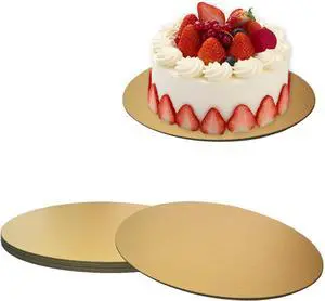 3 Pack Cake Boards Golden Round Cake Circles 3 Pack Cake Boards Golden Round Cake Circles