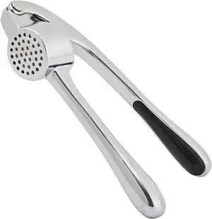 HiramWare Garlic Press, Premium Rust Proof Kitchen Garlic Mincer Crusher Squeezer with Ergonomic handle, Ginger Crusher with Good Grip, Easy to Clean, Dishwasher Safe HiramWare Garlic Press, Premium Rust Proof Kitchen Garlic Mincer Crusher Squeezer with Ergonomic handle, Ginger Crusher with Good Grip, Easy to Clean, Dishwasher Safe