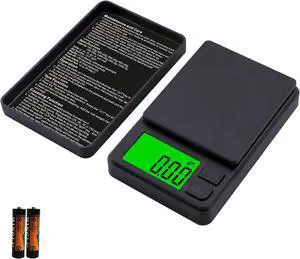 Digital Pocket Scale 1000g x 0.01g Weigh Gram Scale, Mini Scale, Digital Grams Scale, Food Scale, Jewelry Scale, Kitchen Scale with Backlit LCD, 7 Units Tare, Battery Included, Black Digital Pocket Scale 1000g x 0.01g Weigh Gram Scale, Mini Scale, Digital Grams Scale, Food Scale, Jewelry Scale, Kitchen Scale with Backlit LCD, 7 Units Tare, Battery Included, Black