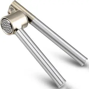 Garlic Press, 304 Stainless Steel Garlic Mincer & Crusher, Heavy Duty, Easy Squeeze, Rust Proof, Easy Clean Garlic Press, 304 Stainless Steel Garlic Mincer & Crusher, Heavy Duty, Easy Squeeze, Rust Proof, Easy Clean