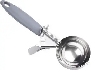 JUNADAEL J 4 OZ Scoop, Large Ice Cream Scoop With Trigger, Disher, Size #8 (1/2 Cup) Cookie Scoop, Muffin Scoop, Cupcake Scoop, Gray Handle, For Cookie, Cupcake, Muffin, Ice Cream, Rice JUNADAEL J 4 OZ Scoop, Large Ice Cream Scoop With Trigger, Disher, Size #8 (1/2 Cup) Cookie Scoop, Muffin Scoop, Cupcake Scoop, Gray Handle, For Cookie, Cupcake, Muffin, Ice Cream, Rice