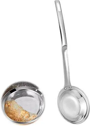 Fine Mesh Stainless Steel Colander Flat Hot Pot Fat Skimmer Fine Mesh Strainer Slotted Spoons with Handle Sieve Fines Meshes Colander Spoon Strainer for Kitchen Baking Oil Filter Kitchen Gadgets Fine Mesh Stainless Steel Colander Flat Hot Pot Fat Skimmer Fine Mesh Strainer Slotted Spoons with Handle Sieve Fines Meshes Colander Spoon Strainer for Kitchen Baking Oil Filter Kitchen Gadgets