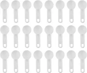 Cornucopia Brands Bulk Pack of Teaspoon Measuring Spoons (24-Pack); 5 ml / 5 cc Scoops Which Fit Inside a Spice Bottle Cornucopia Brands Bulk Pack of Teaspoon Measuring Spoons (24-Pack); 5 ml / 5 cc Scoops Which Fit Inside a Spice Bottle
