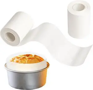 Baking Parchment Paper Side Liners - 2.95 in x 131.23 ft Cake Pan Side Liner Roll Parchment Paper Strips for Round Cake Pans, Cheesecake Springform Pan, Heat Resistant Kitchen Paper Baking Parchment Paper Side Liners - 2.95 in x 131.23 ft Cake Pan Side Liner Roll Parchment Paper Strips for Round Cake Pans, Cheesecake Springform Pan, Heat Resistant Kitchen Paper