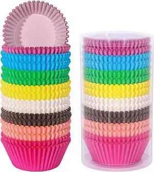 Rainbow Standard Cupcake Liners 400 Count Colorful Paper Baking Cups Disposable Cupcake Wrappers for Holiday and Party Baking Supplies Rainbow Standard Cupcake Liners 400 Count Colorful Paper Baking Cups Disposable Cupcake Wrappers for Holiday and Party Baking Supplies