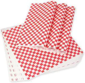 100pcs Deli Paper Sheets 12x12", Premium Food Basket Liners, Grease Resistant Wax Paper Sheets for Food, Classic Checkered Sandwich Wrapping Paper for Party, Festival and Outdoors, JIRNGLA 100pcs Deli Paper Sheets 12x12", Premium Food Basket Liners, Grease Resistant Wax Paper Sheets for Food, Classic Checkered Sandwich Wrapping Paper for Party, Festival and Outdoors, JIRNGLA