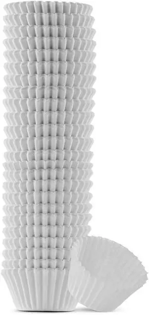 MontoPack Mini White Cupcake Liners | 500 Paper Baking Cups | Greaseproof No Smell Cupcake Wrappers | Muffin Liners for Desserts & Candies Cupcake Liner for Holidays, Birthdays & Protein Balls MontoPack Mini White Cupcake Liners | 500 Paper Baking Cups | Greaseproof No Smell Cupcake Wrappers | Muffin Liners for Desserts & Candies Cupcake Liner for Holidays, Birthdays & Protein Balls