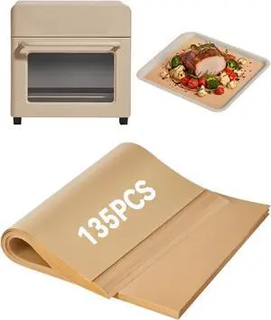 135PCs Airfryer Parchment Paper Liner Compatible with Our Place Wonder Oven 135PCs Airfryer Parchment Paper Liner Compatible with Our Place Wonder Oven