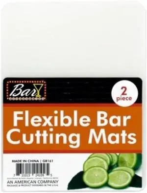 Handy Housewares 2 Piece 5.75" x 6.75" Flexible Transparent Plastic Bar Cutting Mat - Perfect for Slicing Limes and Cocktail Ingredients (1 Set (2 Boards)) Handy Housewares 2 Piece 5.75" x 6.75" Flexible Transparent Plastic Bar Cutting Mat - Perfect for Slicing Limes and Cocktail Ingredients (1 Set (2 Boards))