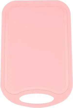 Plastic Chopping Block Meat Vegetable Cutting Board Non- Anti Overflow With Hang Hole Chopping Board Pink Plastic Chopping Block Meat Vegetable Cutting Board Non- Anti Overflow With Hang Hole Chopping Board Pink